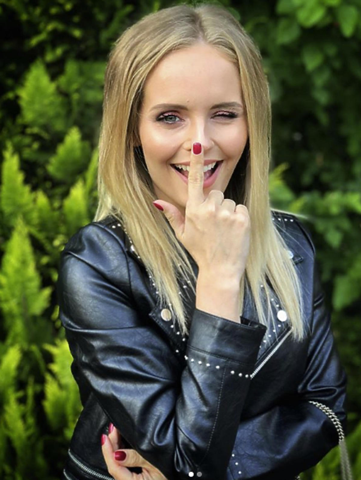 Olga Kalicka na weselu