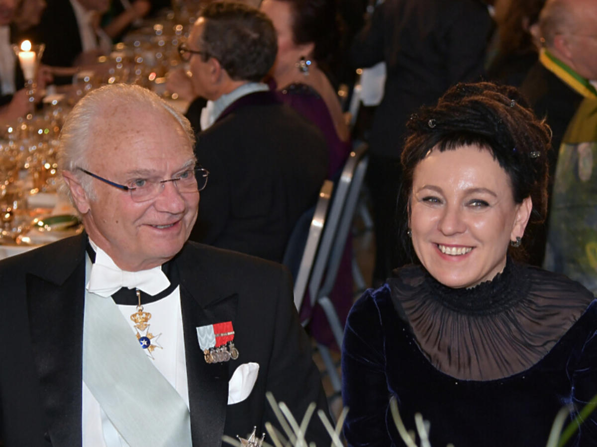 Olga Tokarczuk i król Szwecji