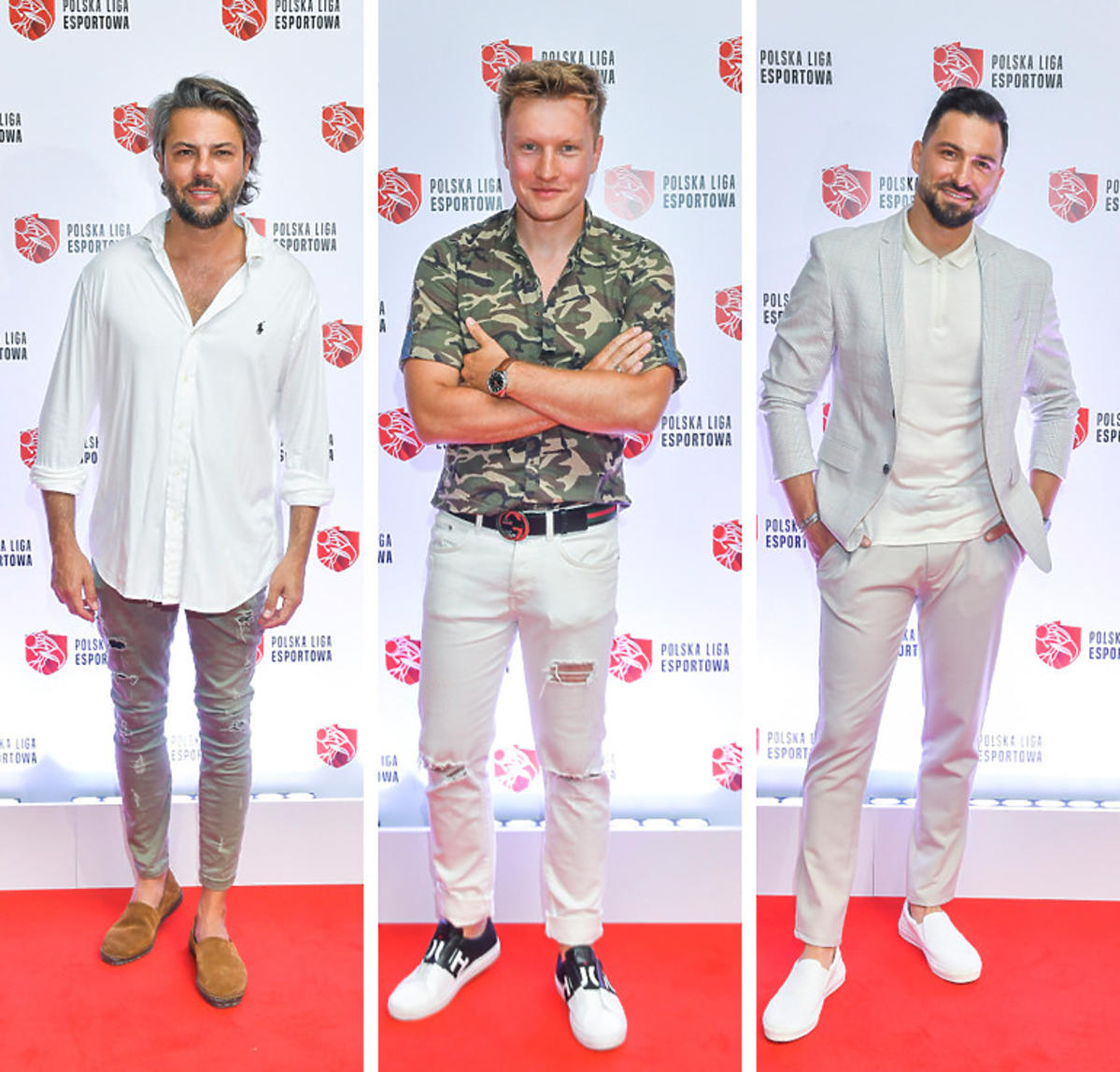 Olivier Janiak, Kuba Wesołowski i Rafał Maślak na konferencji prasowej