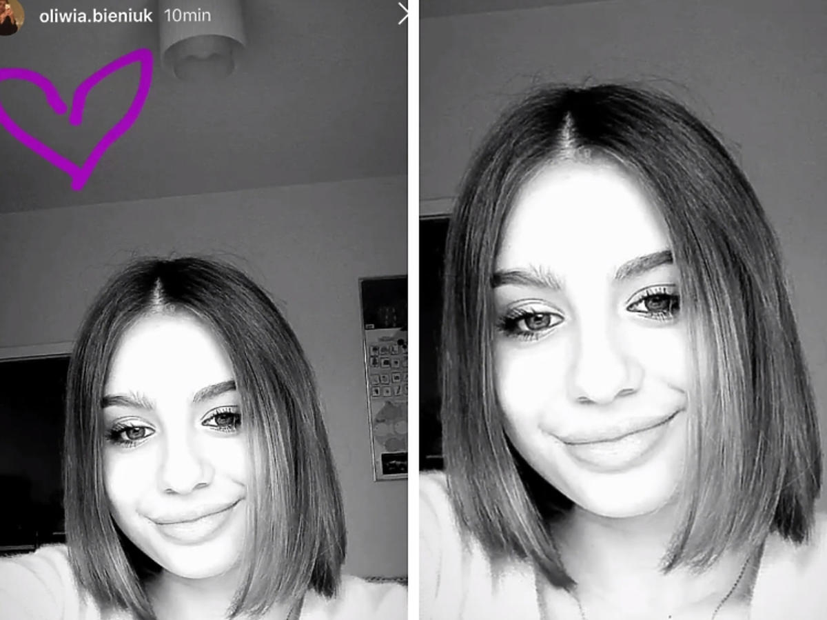 Oliwia Bieniuk nowa fryzura