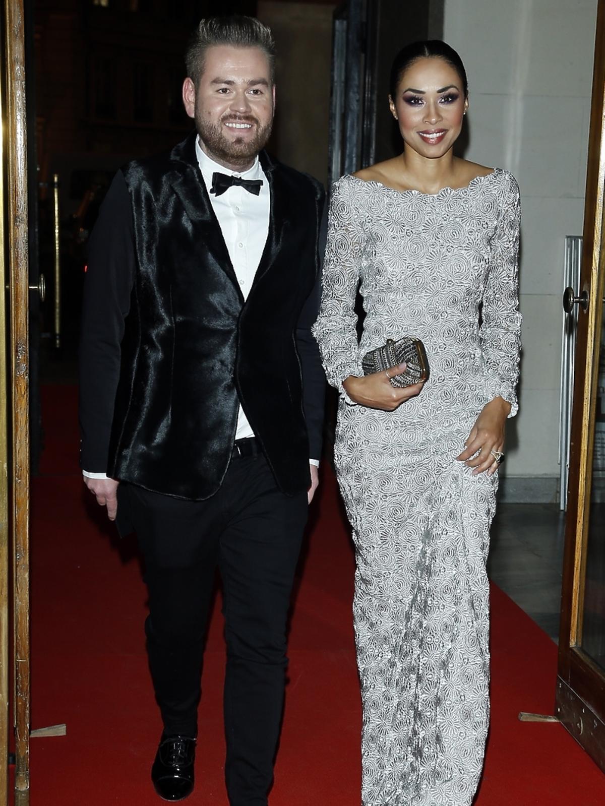 Omenaa Mensah i Tomasz Olejniczak na imprezie Flesz Fashion Night