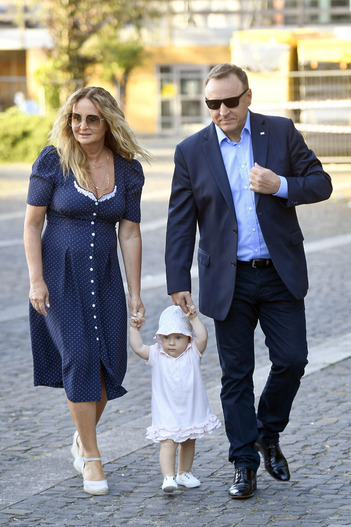 Opole 2022: Jacek Kurski z żoną i córką