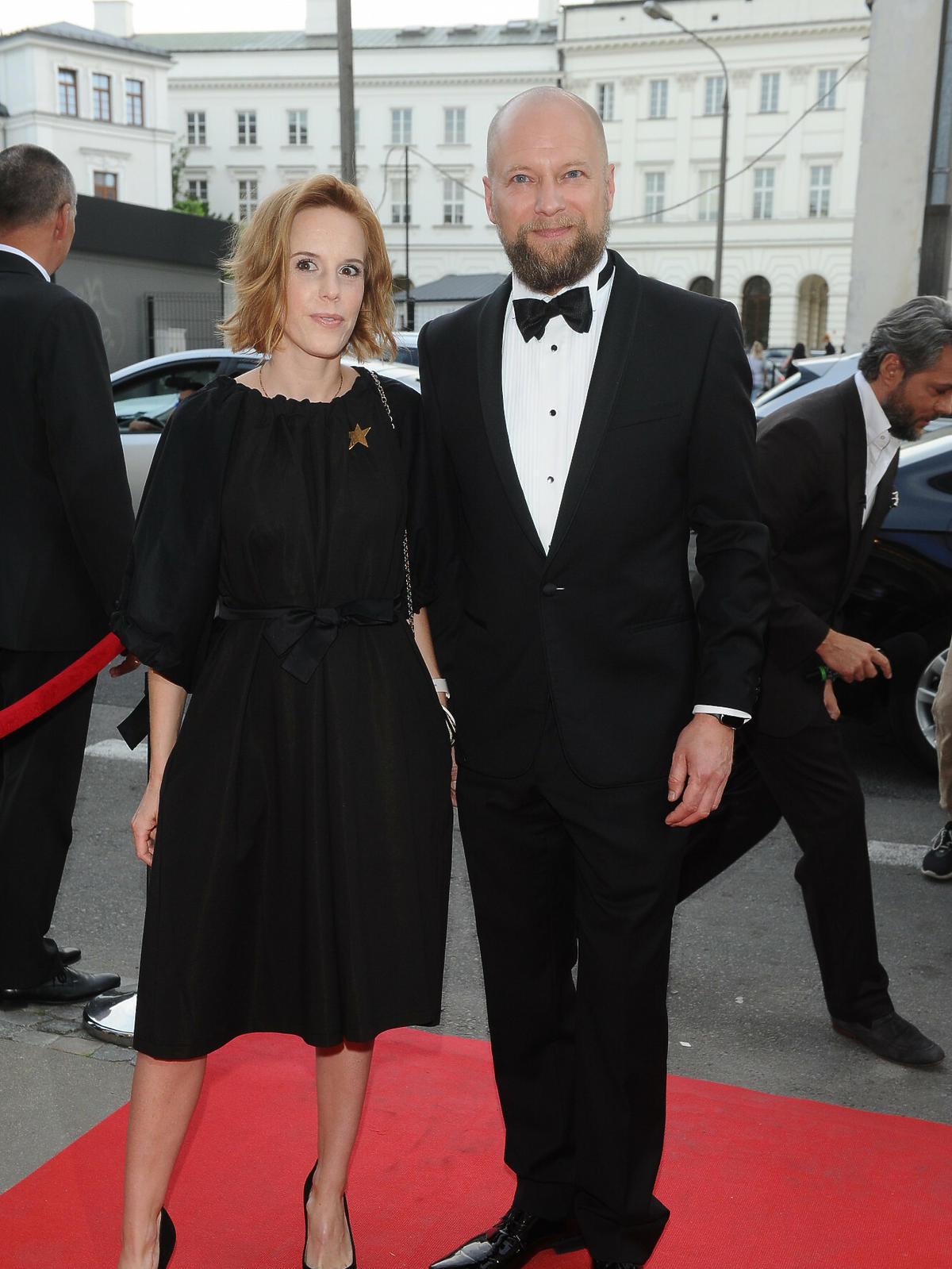 Orły 2022: Maciej Stuhr z żoną