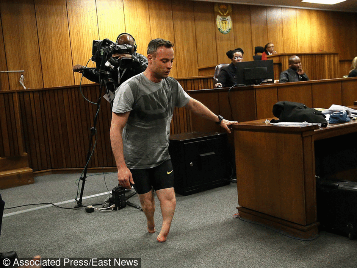 Oscar Pistorius bez protez w sądzie w RPA