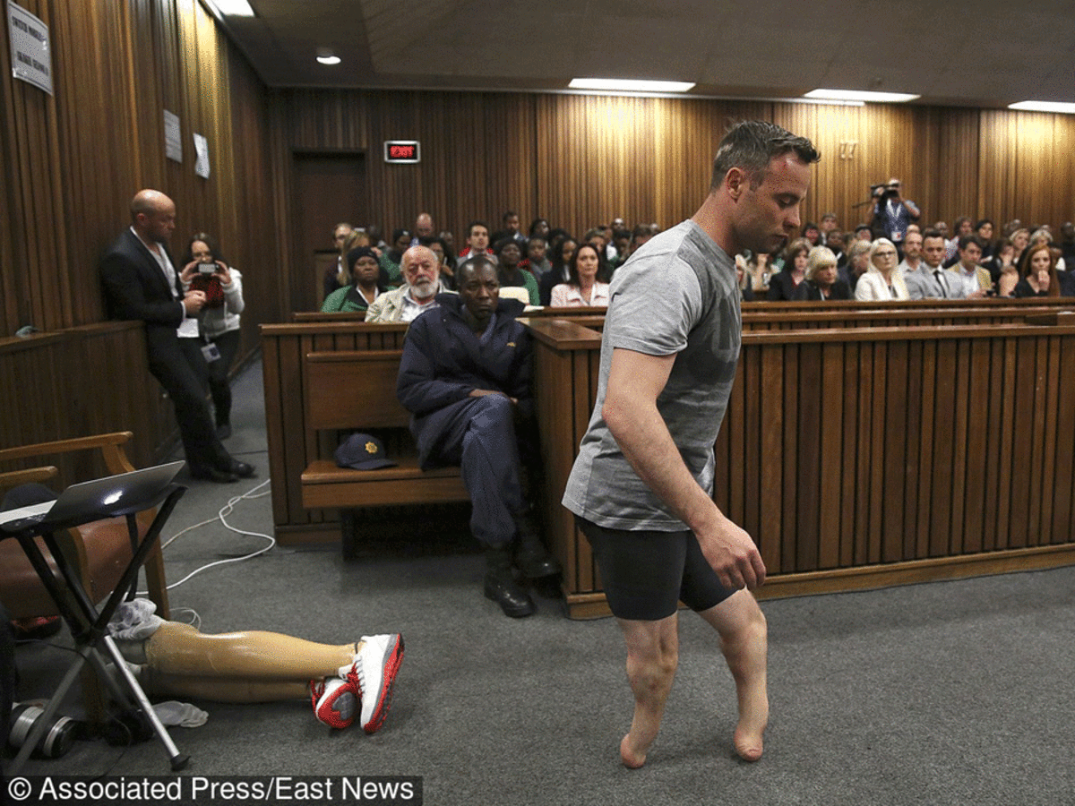 Oscar Pistorius zeznawał bez protez