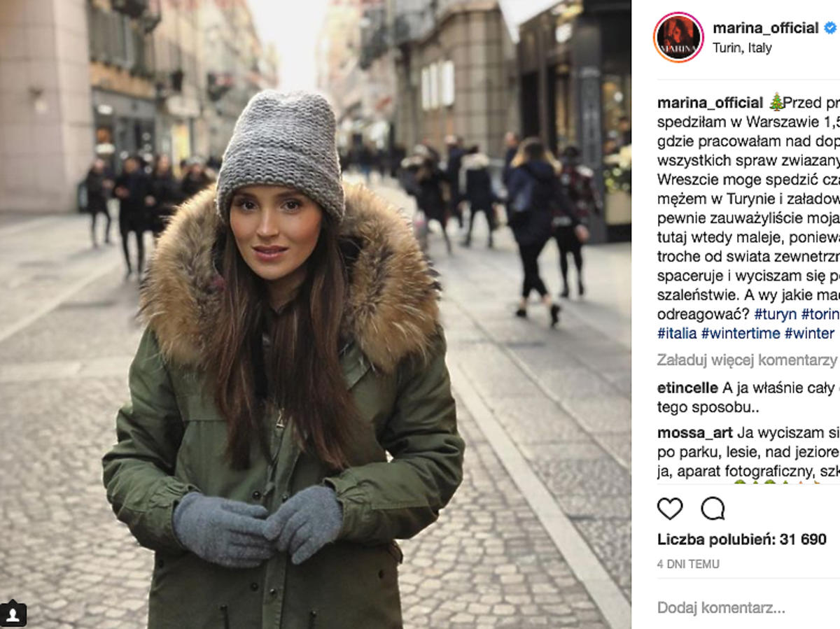 Ostatnie zdjęcia Mariny - widać brzuszek?