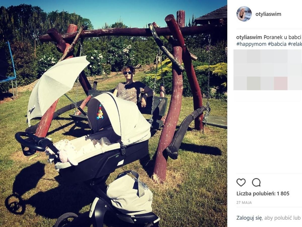 Otylia Jędrzejczak pokazała drugi wózek córki