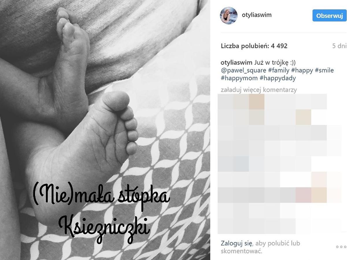 Otylia Jędrzejczak pokazała zdjęcie córki