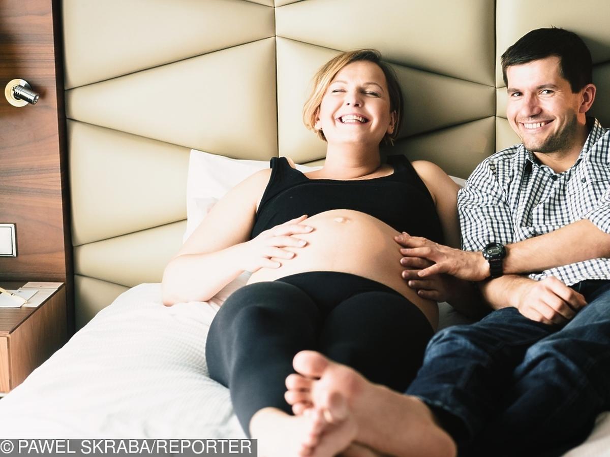 Otylia Jędrzejczak przed porodem. Prywatne zdjęcia gwiazdy z Pawłem Przybyłą