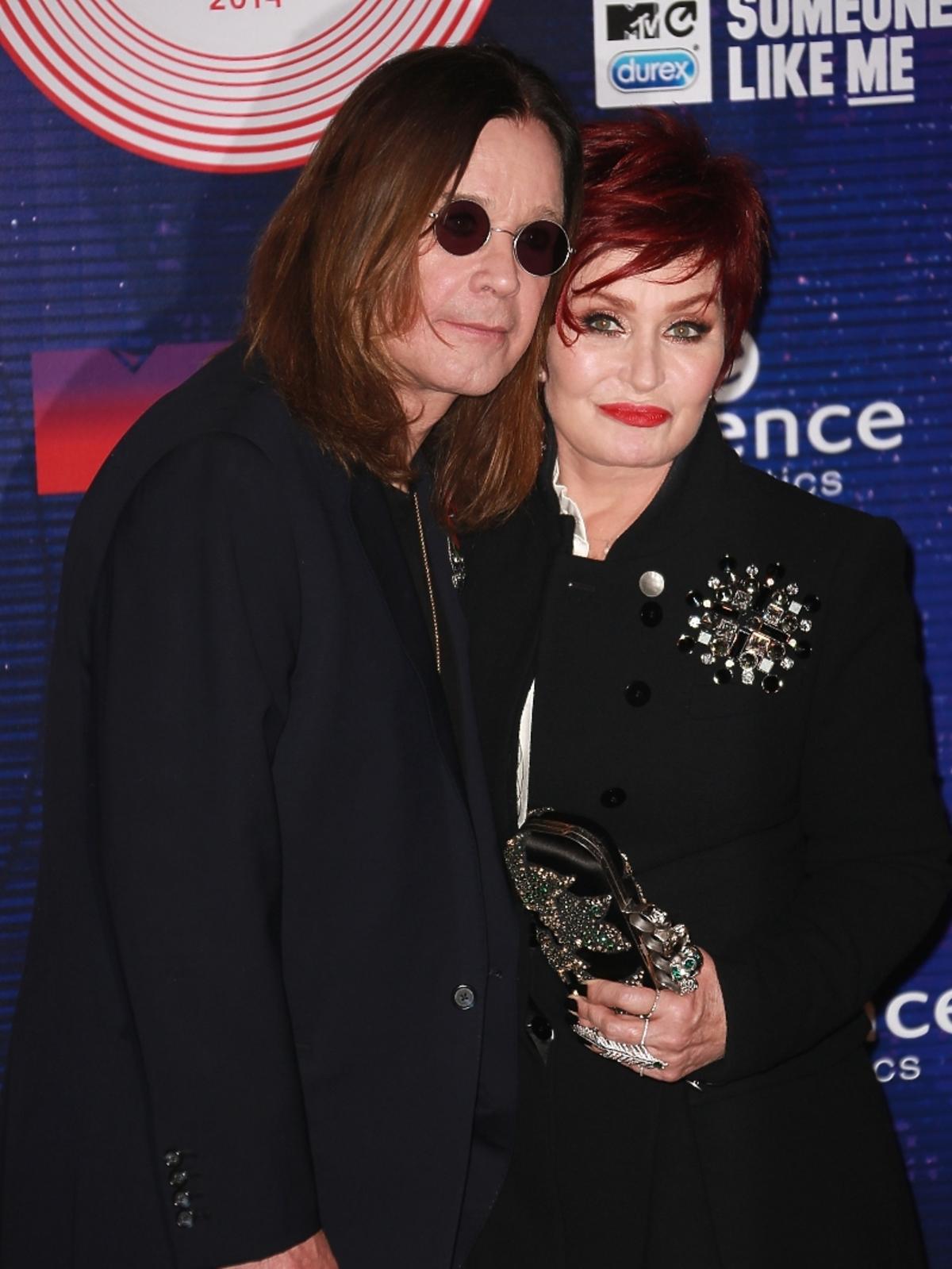 Ozzy i Sharon Osbourne na MTV EMA 2014 w Glasgow