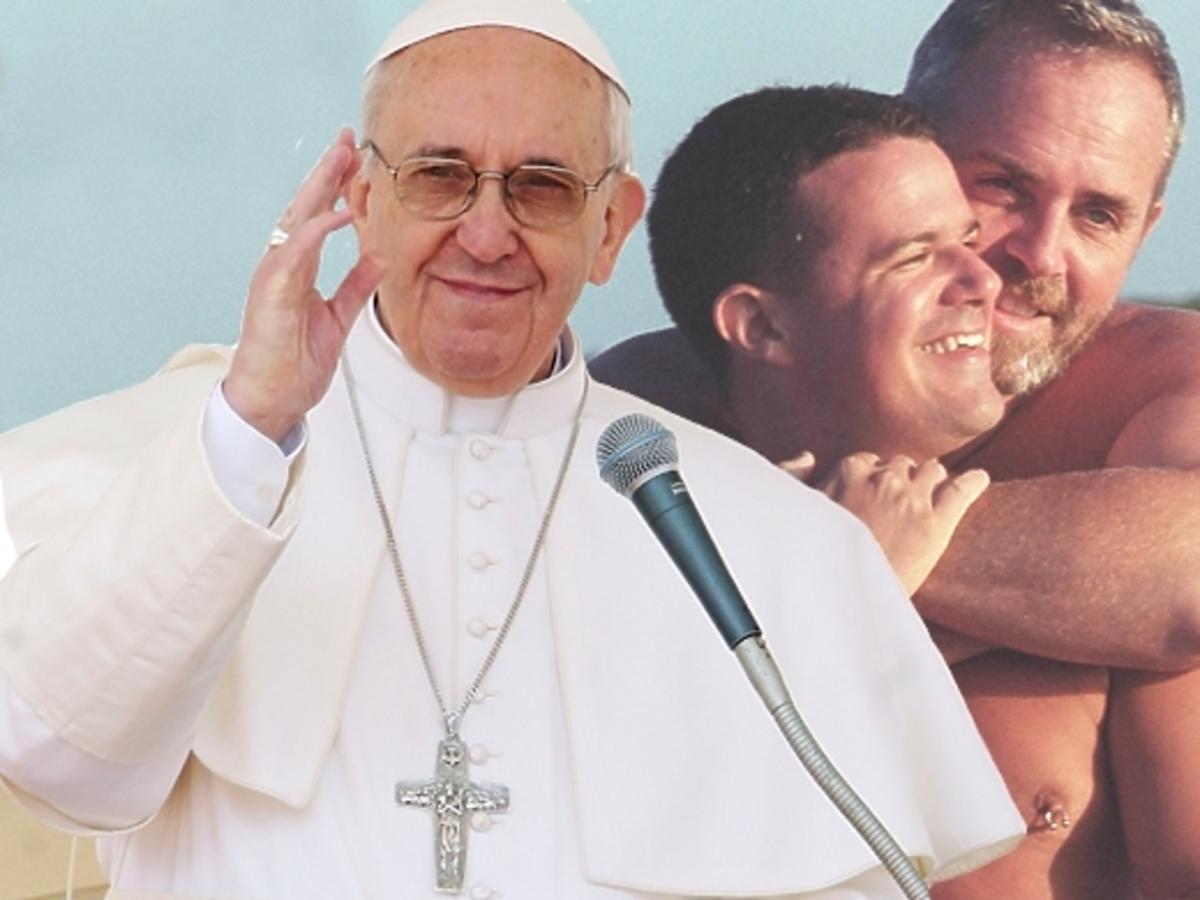 Papież Franciszek o homoseksualistach