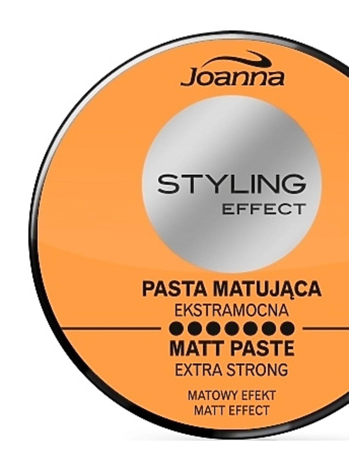 Pasta matująca do układania włosów, Styling Effect Fluo, Joanna, cena: 6,39 zł
