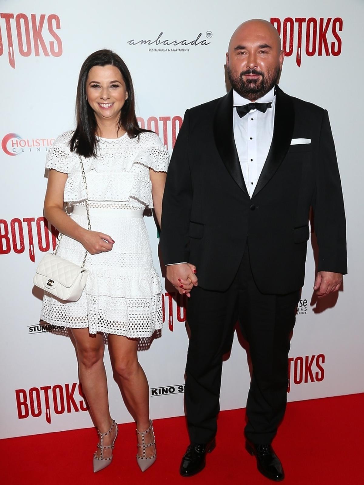 Patryk Vega na premierze filmu
