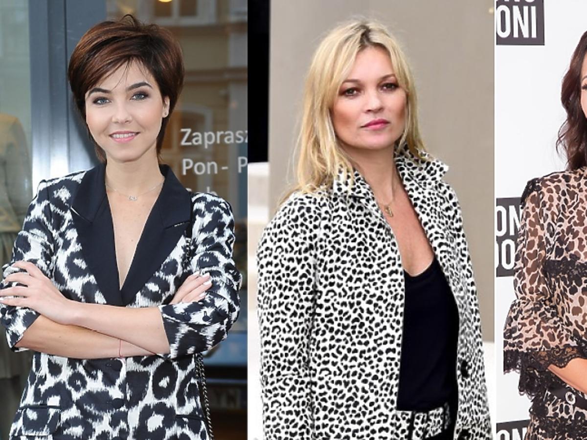 Paulina Drażba, Kate Moss, Justyna Steczkowska w cętkach