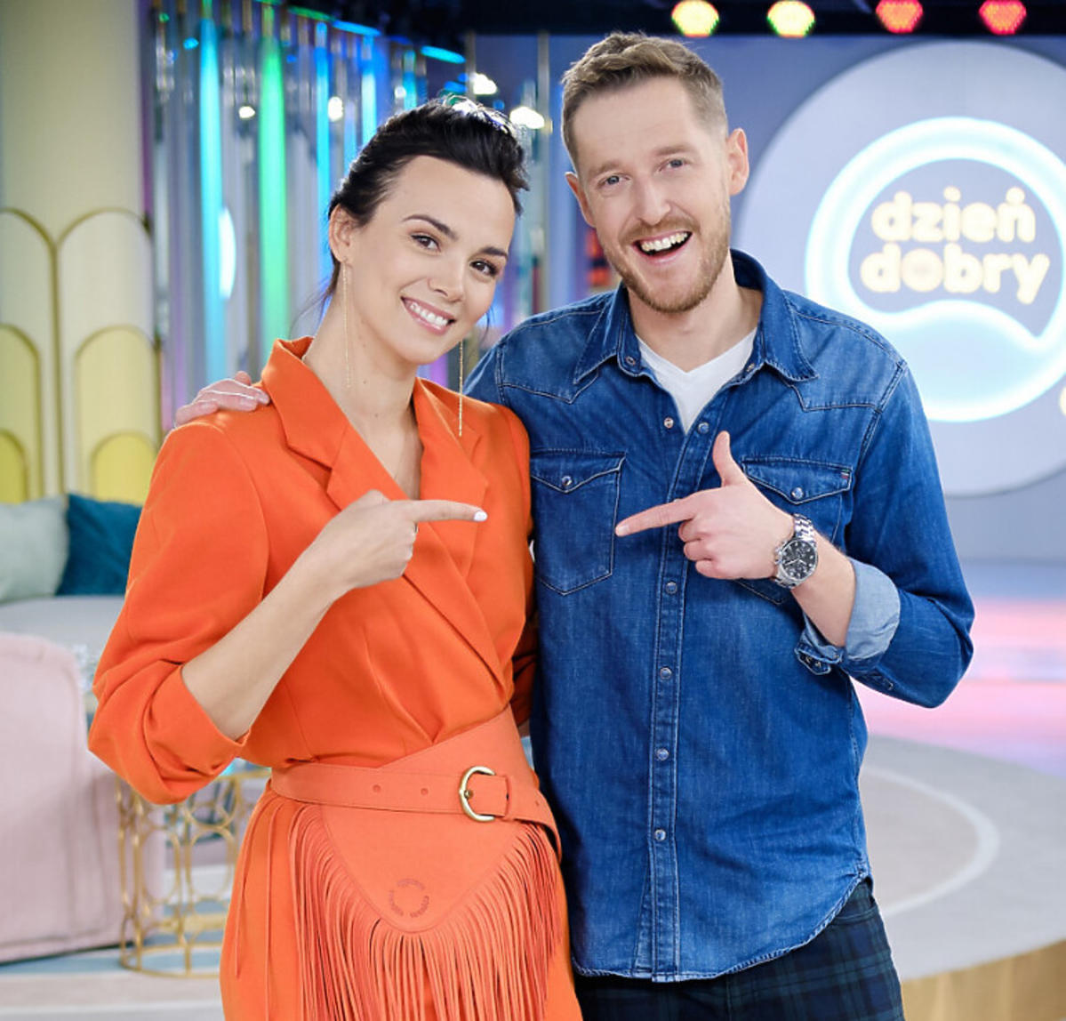 Paulina Krupińska i Damian Michałowski w Dzień Dobry TVN