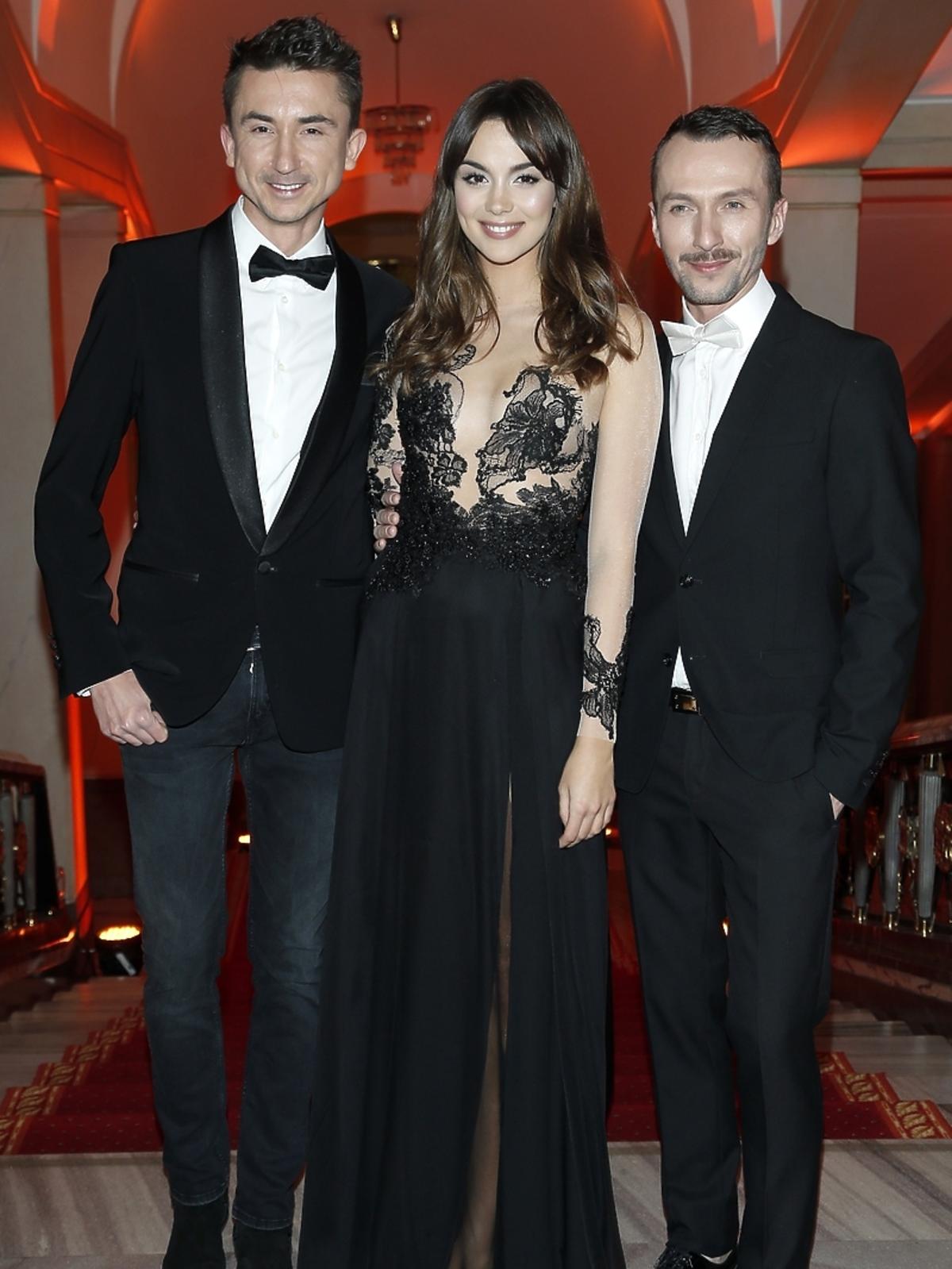 Paulina Krupińska i duet Paprocki&Brzozowski na imprezie Flesz Fashion Night