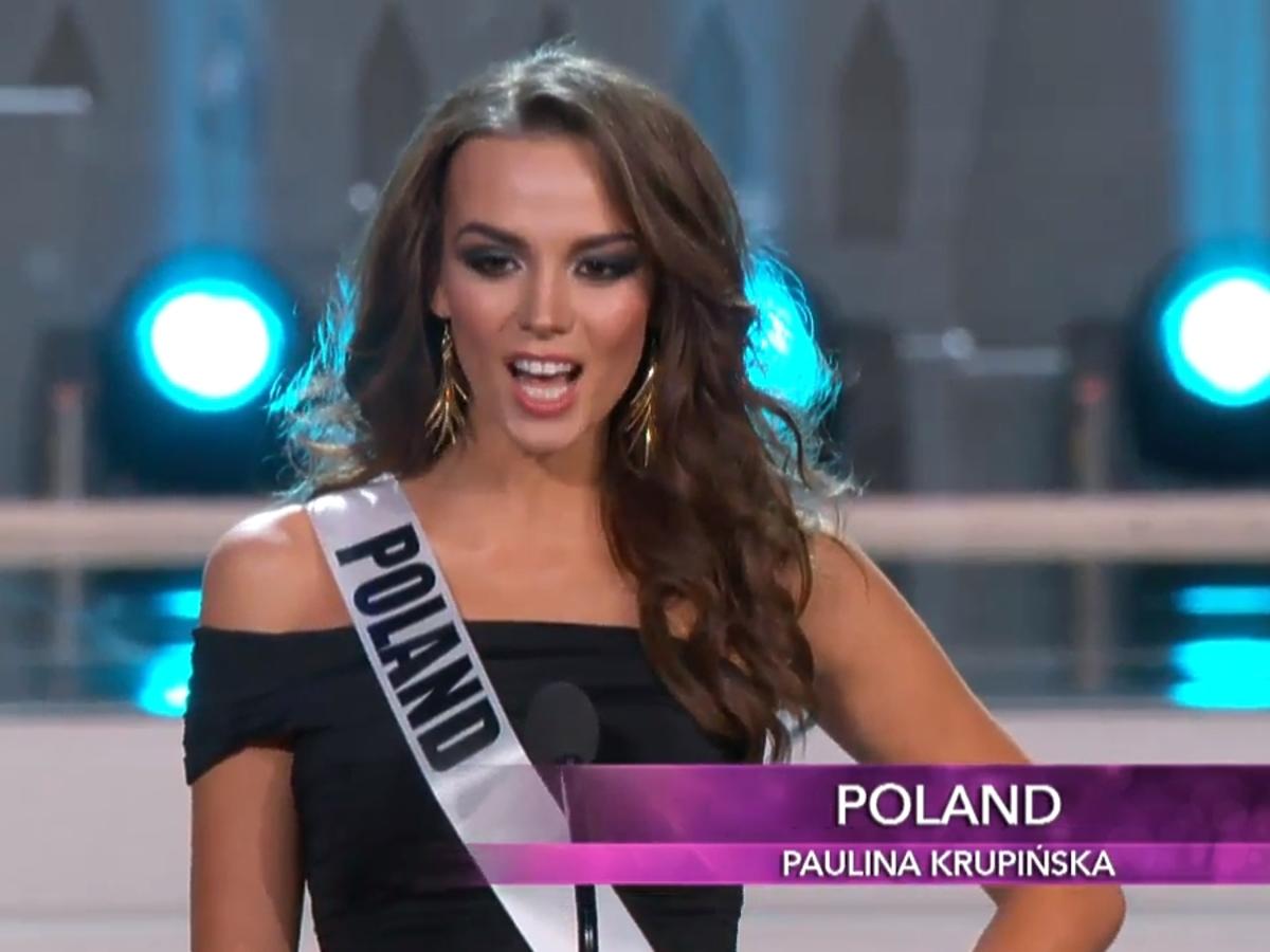 Paulina Krupińska na Miss Universe 2013