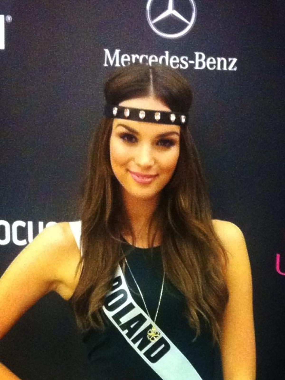 Paulina Krupińska przed finałem Miss Universe 2013