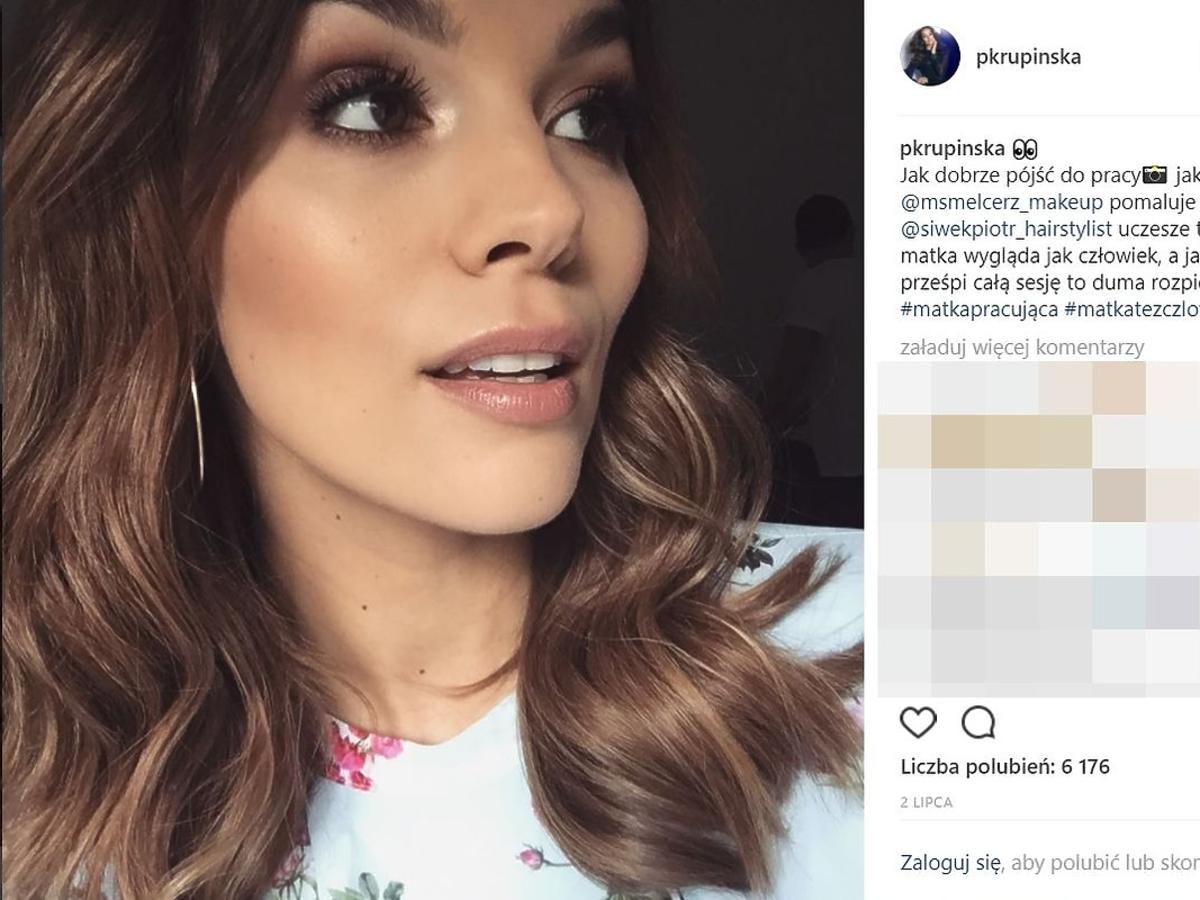 Paulina Krupińska wróciła do pracy po porodzie