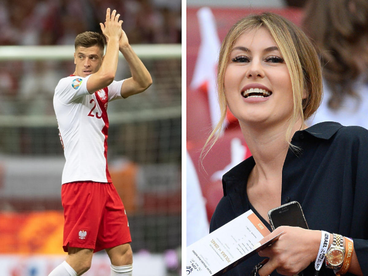Paulina Piątek na meczu Polska- Izrael