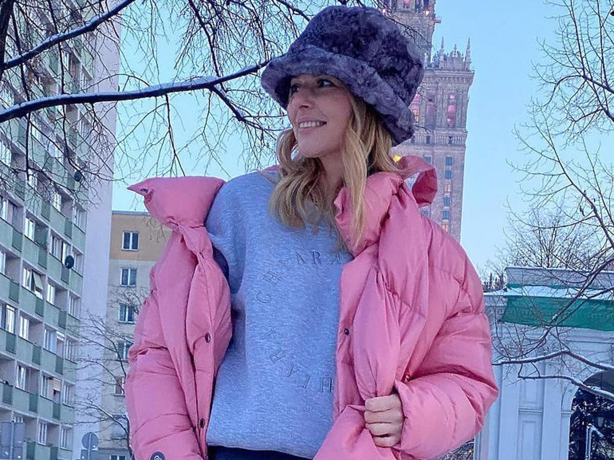 Paulina Sykut - Jeżyna w hitowej różowej kurtce