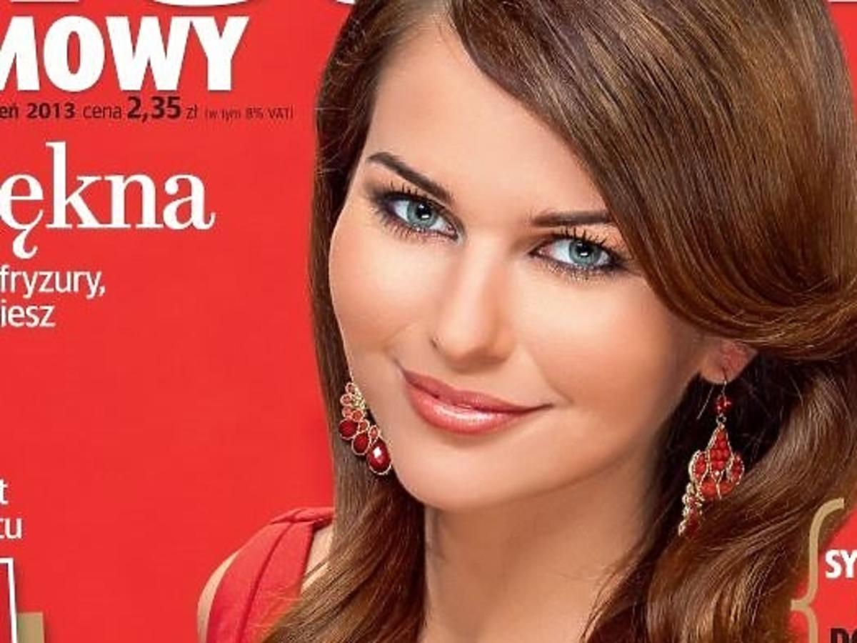 Paulina Sykut na okładce "Poradnika domowego"