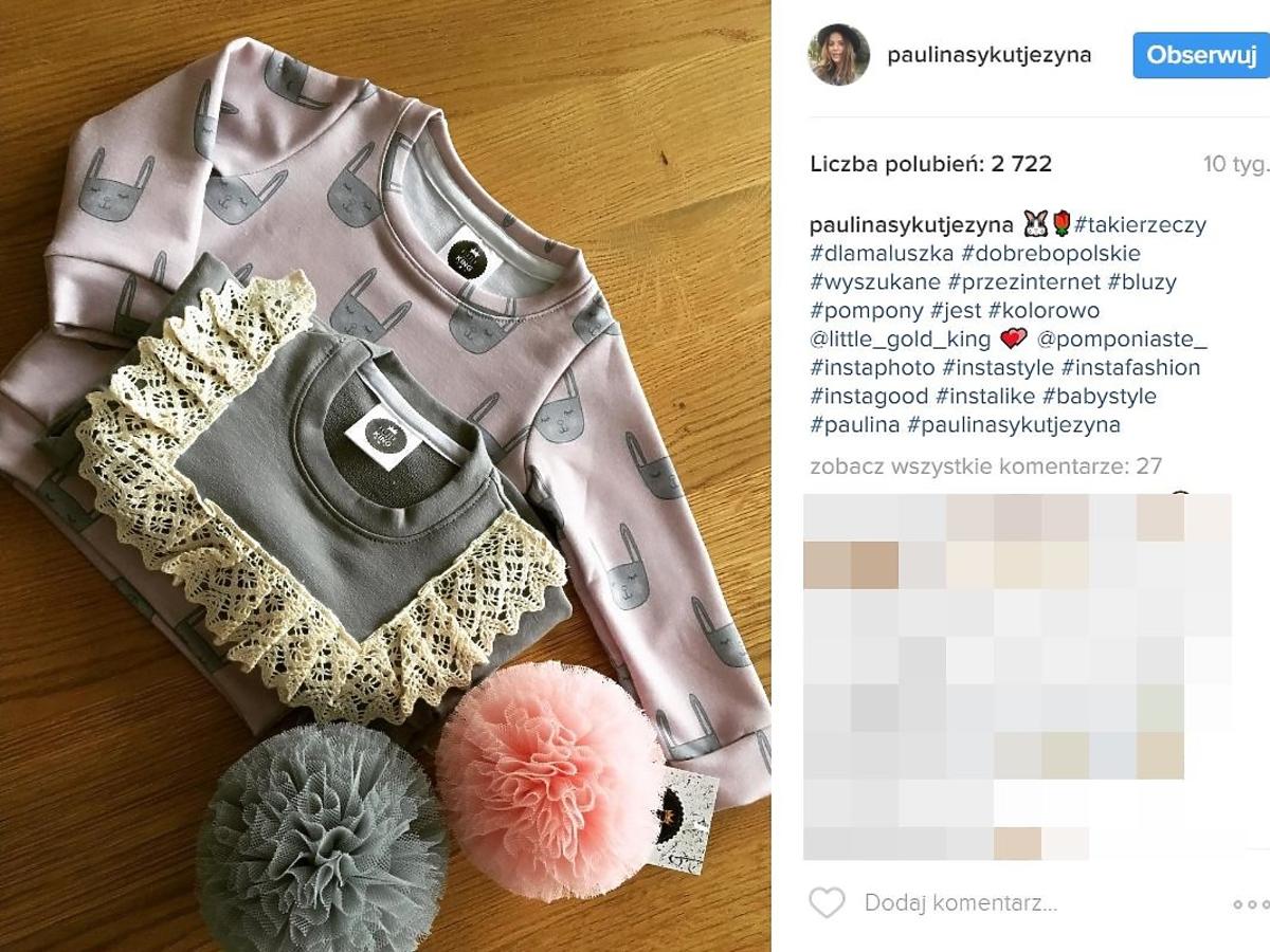 Paulina Sykut pokazała ubranka dla córki