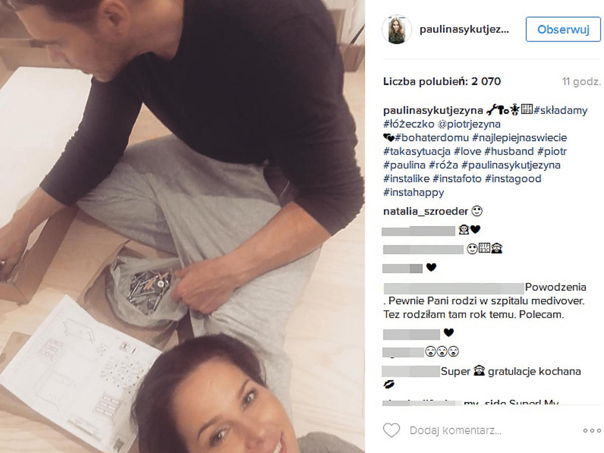 Paulina Sykut przygotowuje się do narodzin córki