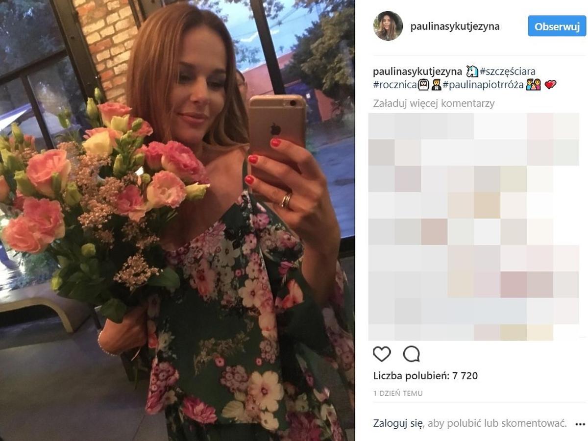 Paulina Sykut świętuje 6. rocznicę ślubu