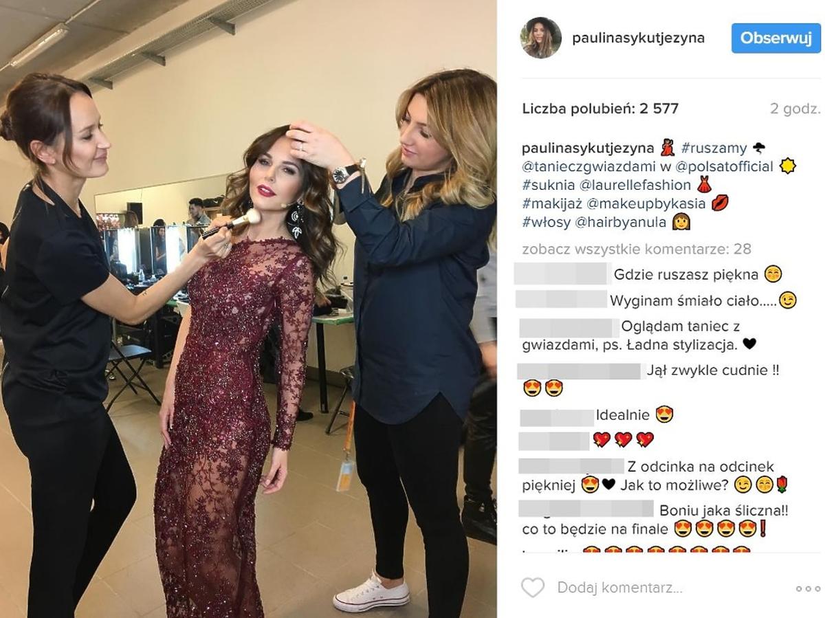 Paulina Sykut w sukience Laurelle w 2. odcinku