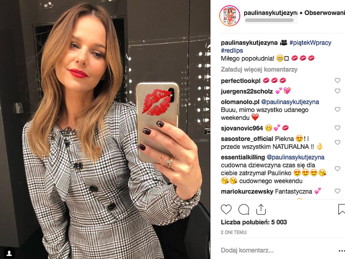 Paulina Sykut w sukience typu vintage