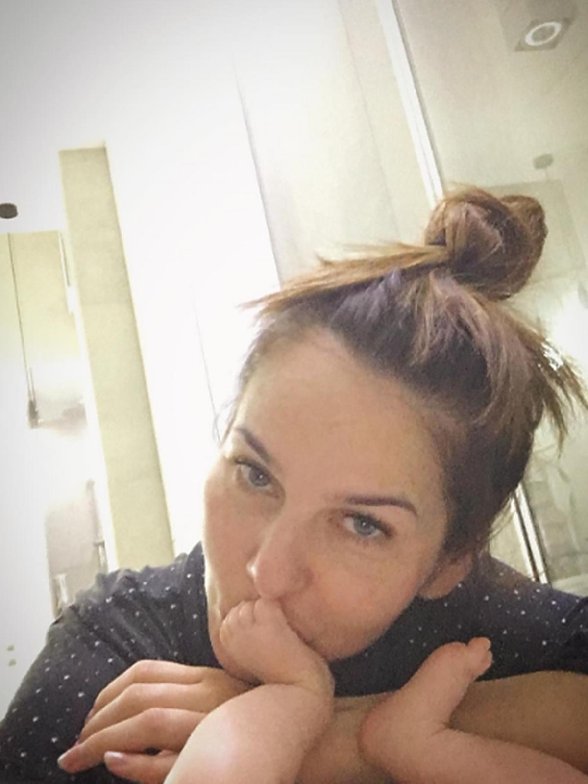Paulina Sykut z córką