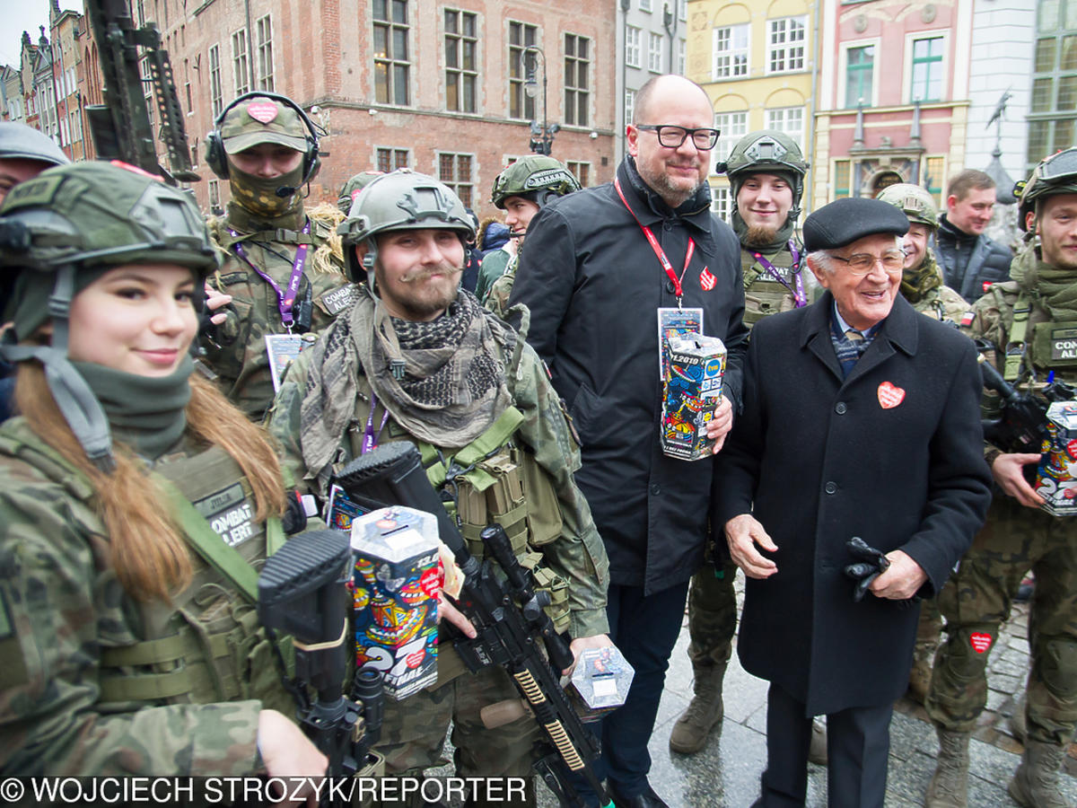 Paweł Adamowicz zbierał dziś na WOŚP