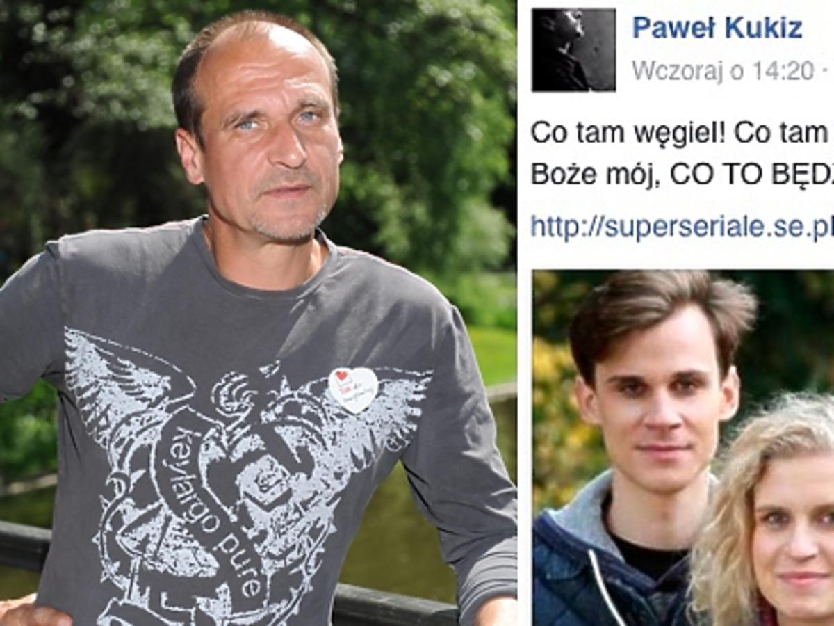 Paweł Kukiz w zielonej koszulce