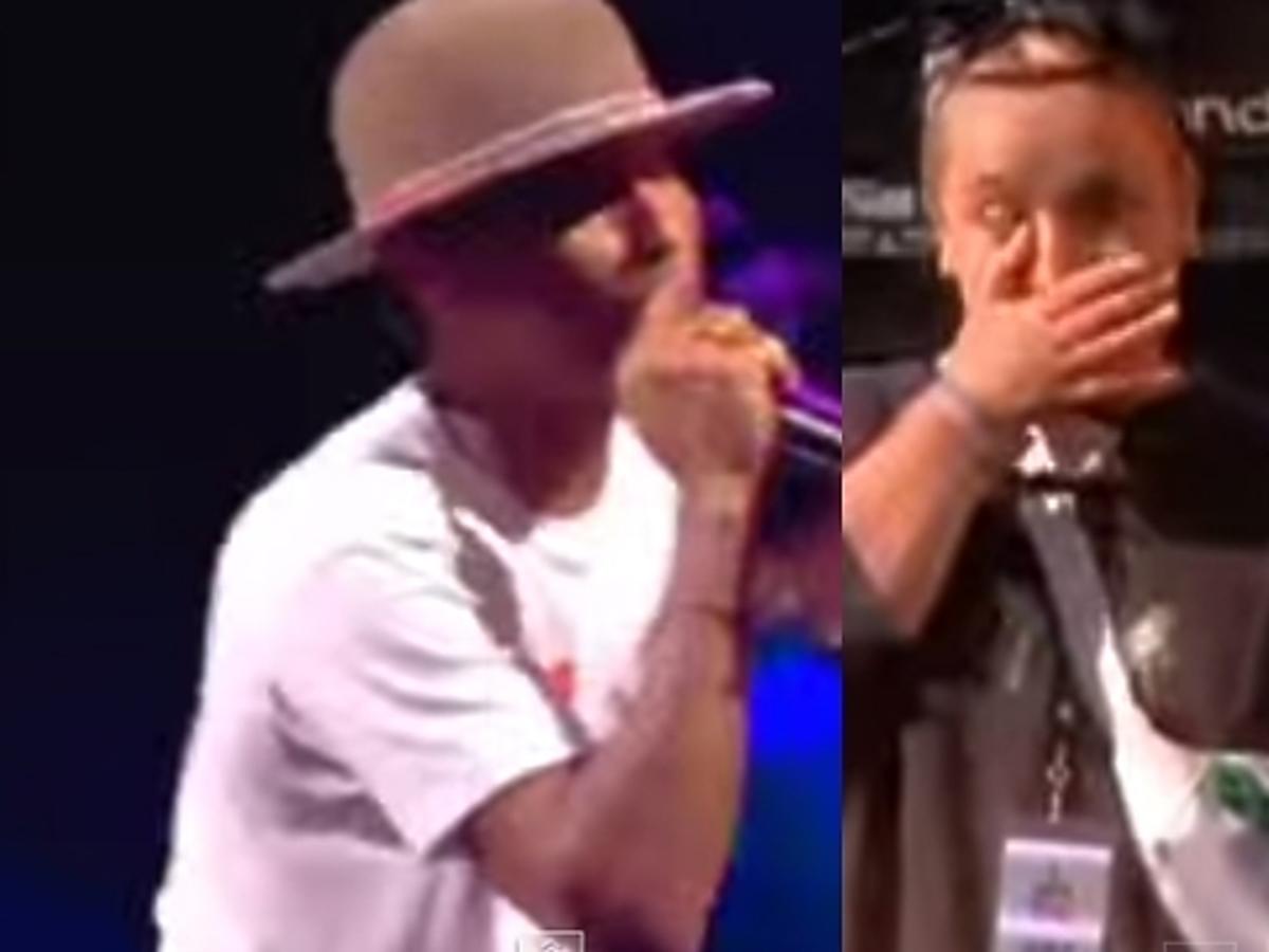 Pharrell Williams zaprosił Polkę na scenę
