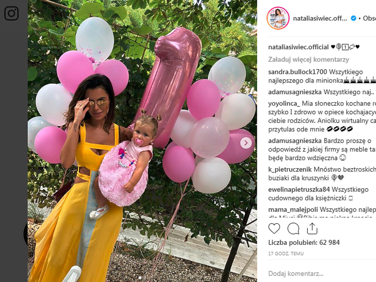 Pierwsze urodziny córki Natalii Siwiec. Zdjęcia z zabawy