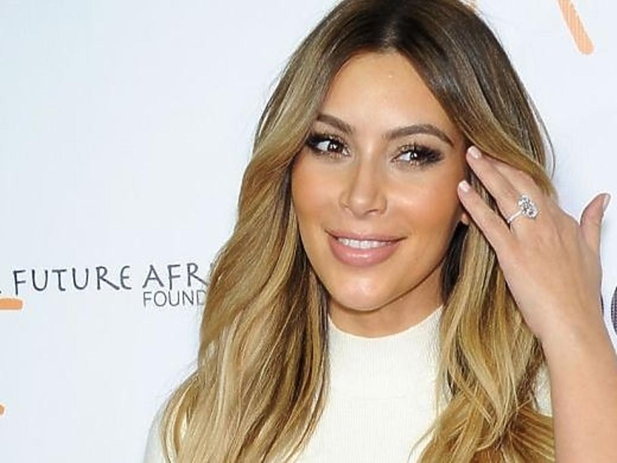 Pierwszy projekt sukni ślubnej Kim Kardashian