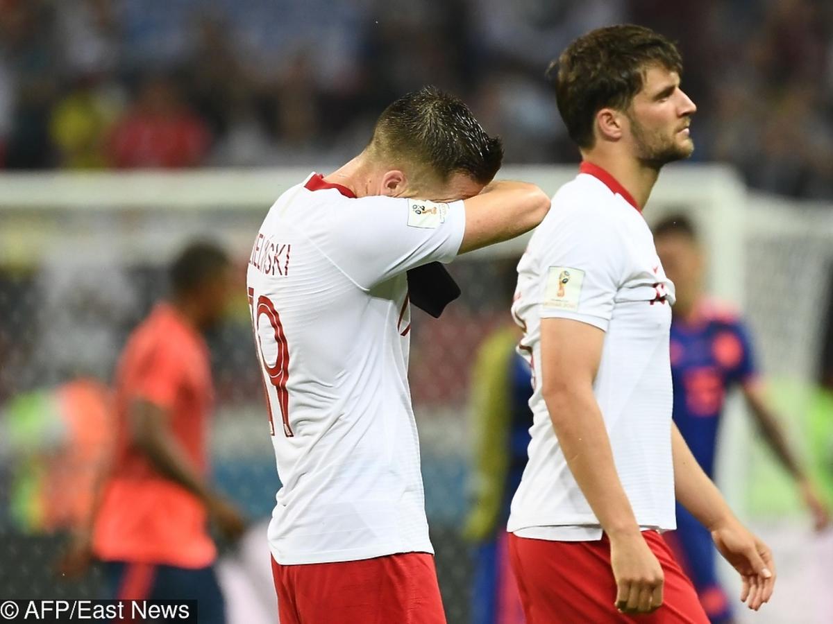 Piłkarze płaczą po meczu Polska Kolumbia! 