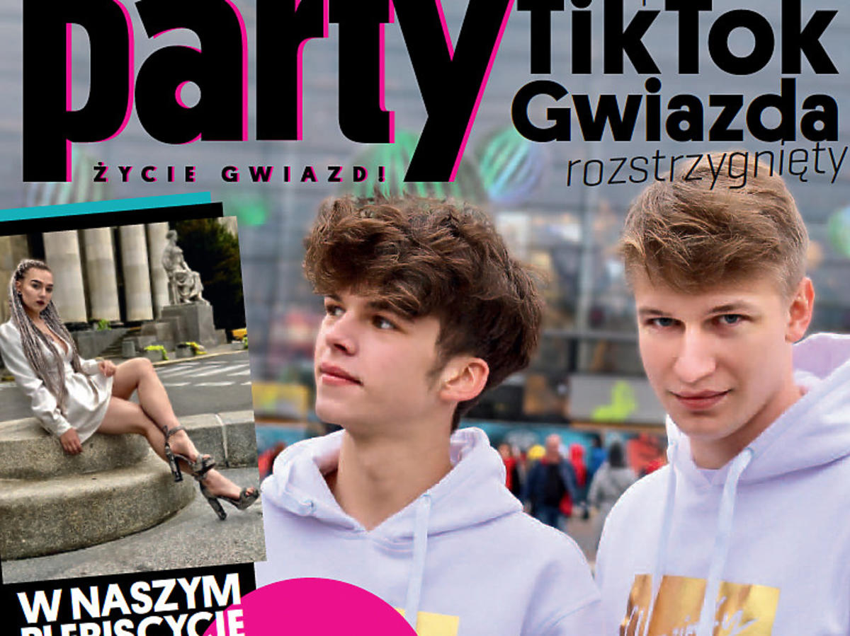 Piotr Charaziński i Kacper Porębski na okładce Party