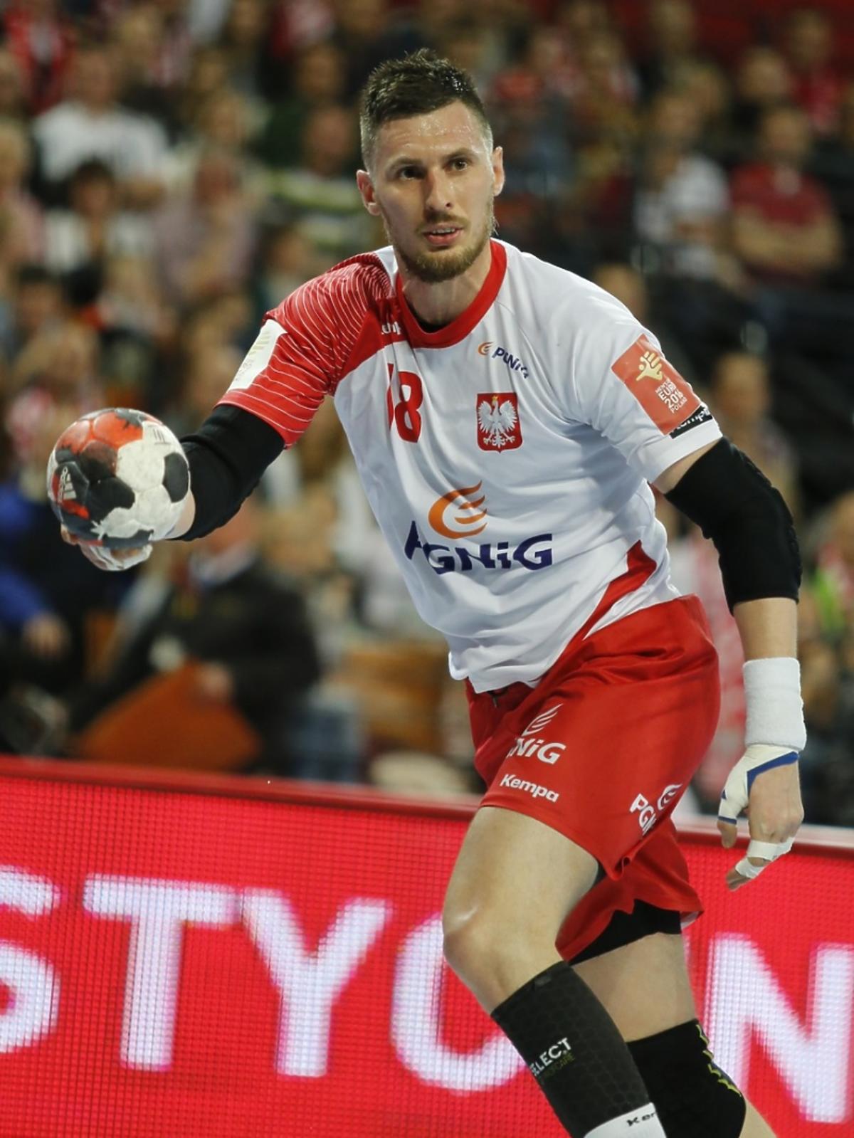 Piotr Grabarczyk podczas gry