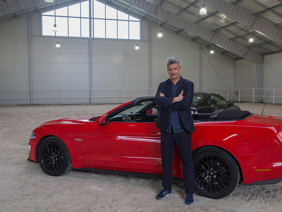 Piotr Grabowski wziął udział w prezentacji Nowego Forda Mustanga