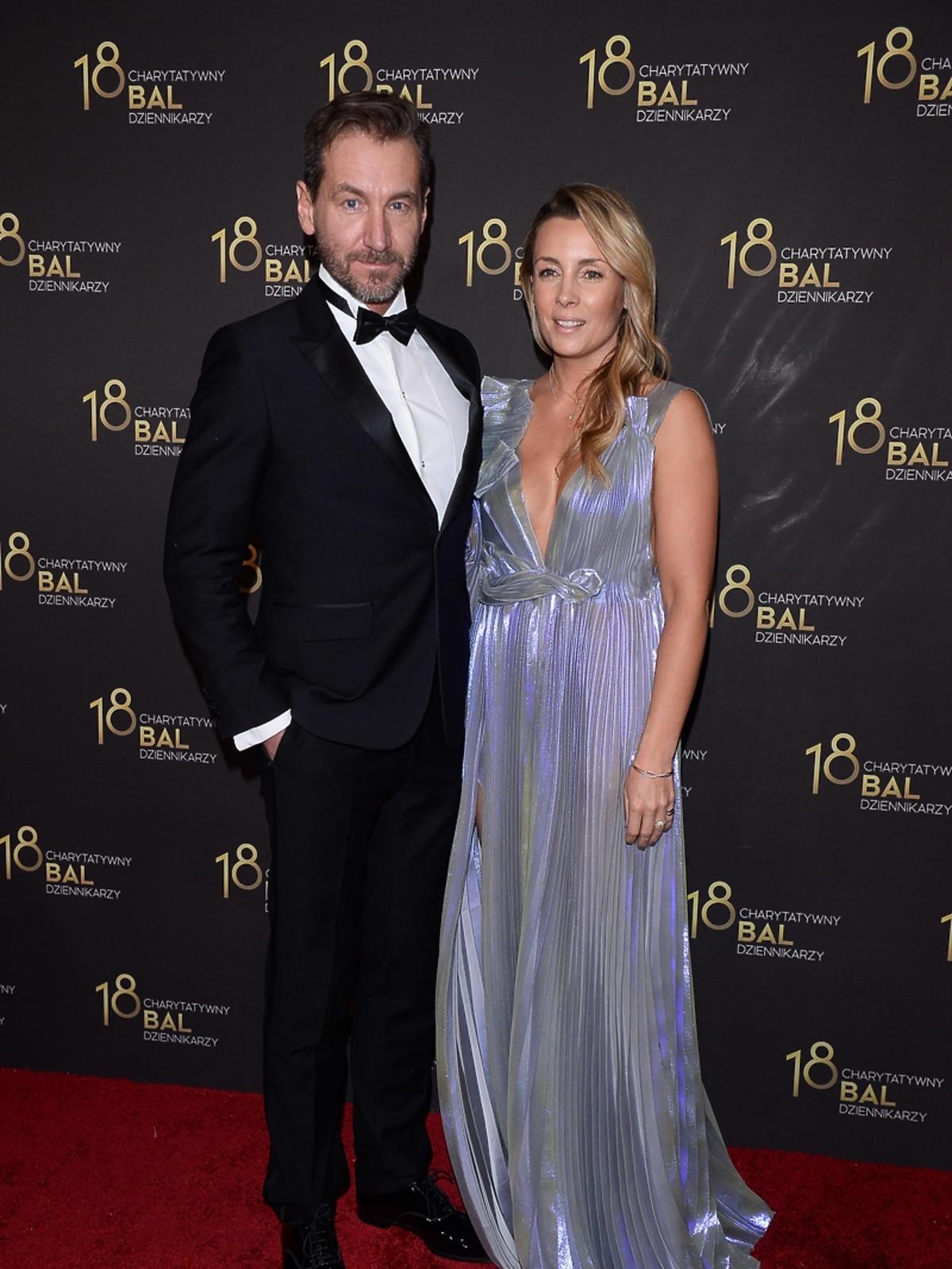 Piotr Kraśko i Karolina Ferenstein-Kraśko na Balu Dziennikarzy