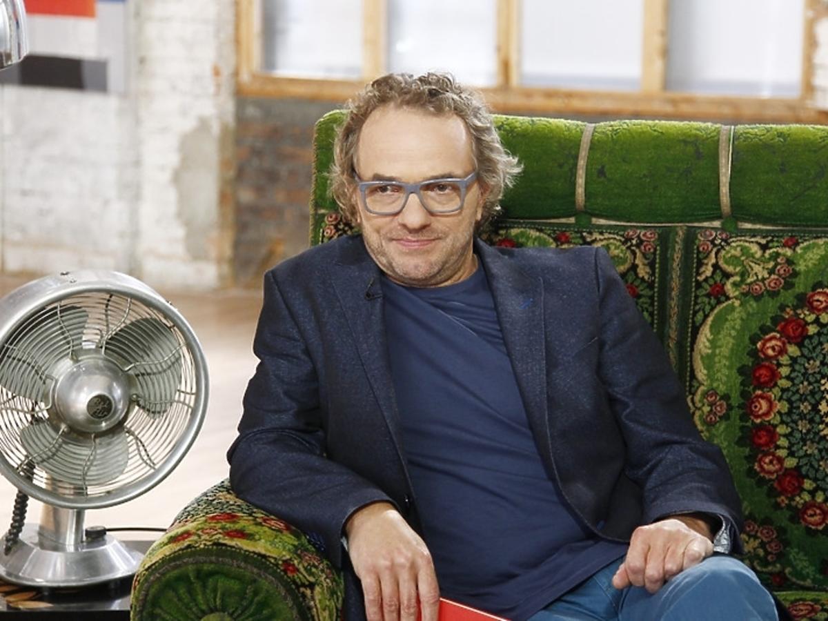 Piotr Najsztub na planie