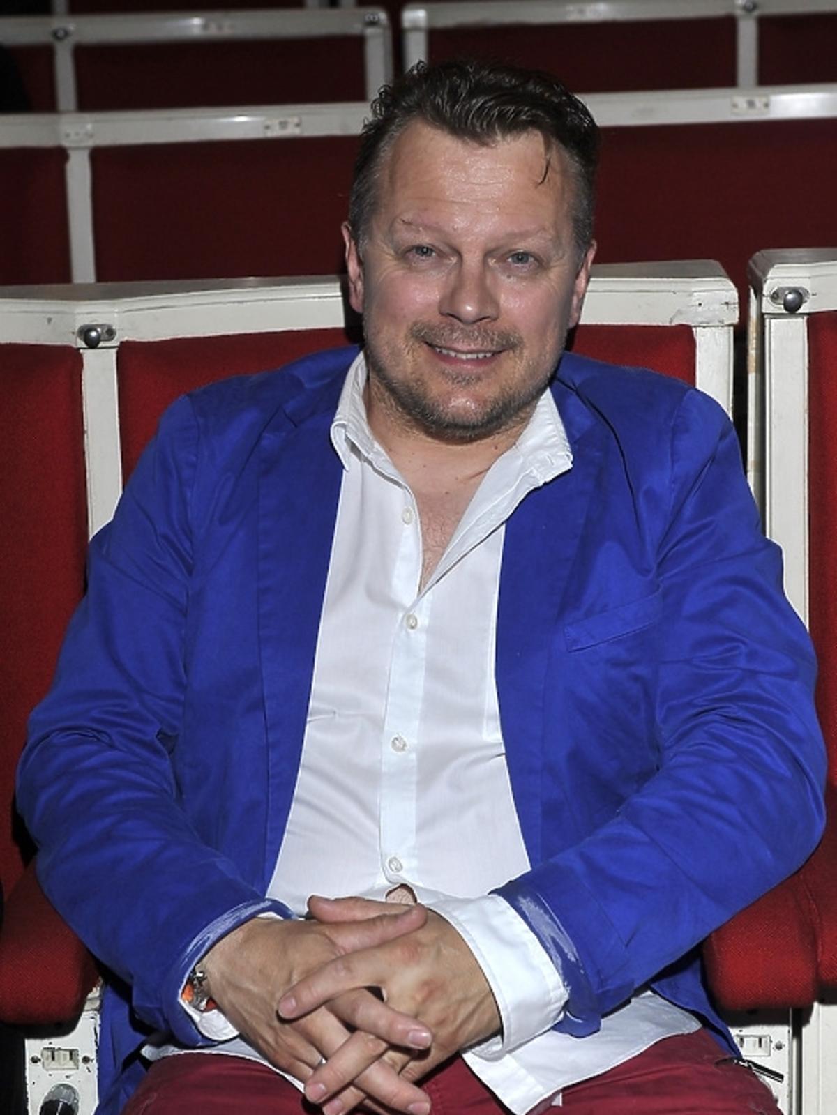 Piotr Szwedes z żoną akcji Orzeł Może
