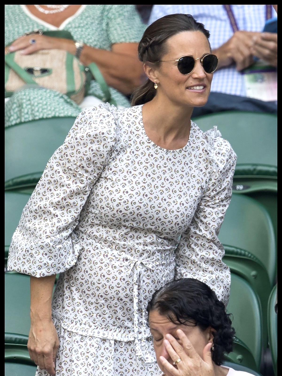 Pippa Midleton w ciąży na turnieju Wimbledon