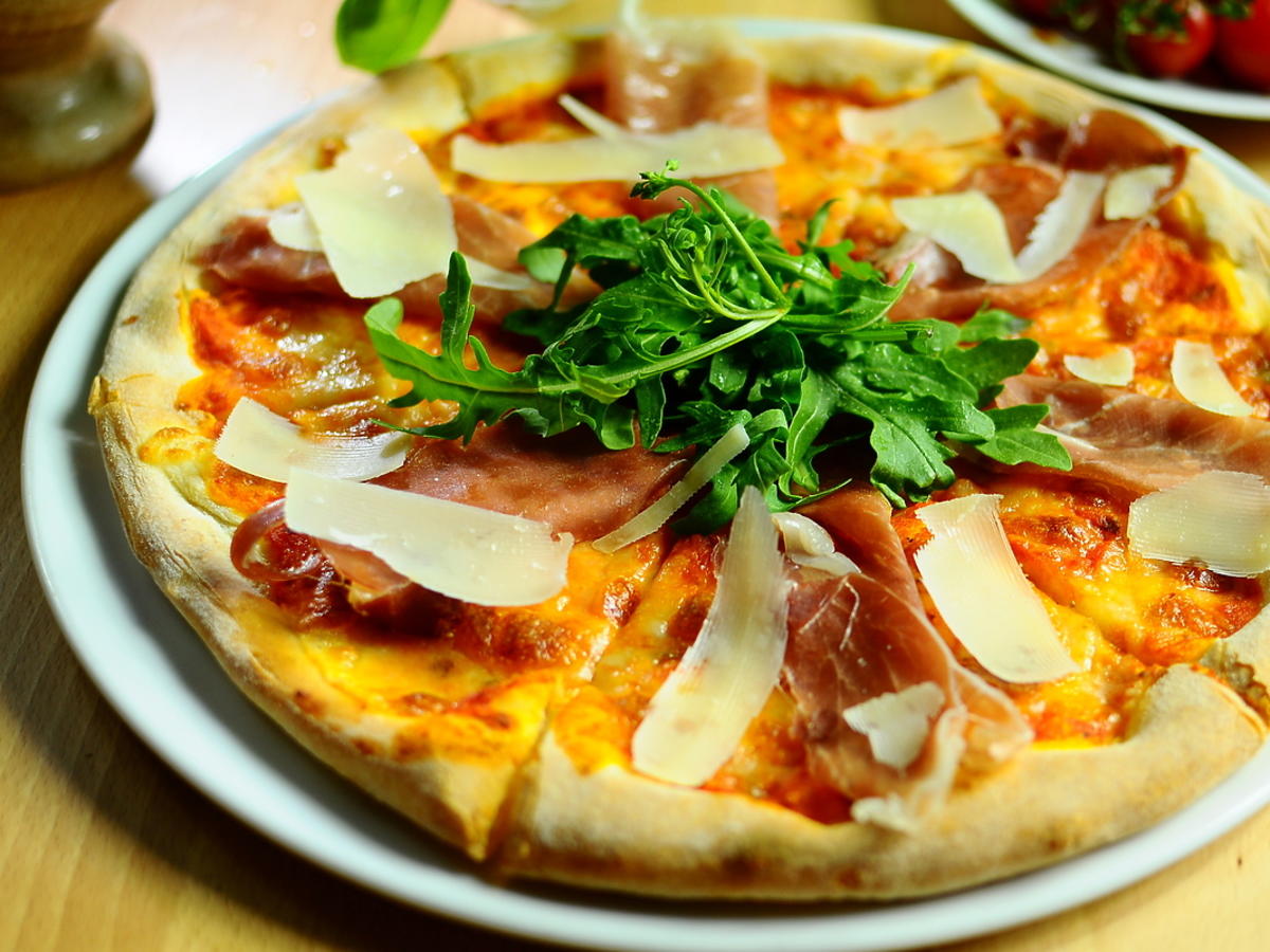 Pizza z prosciutto