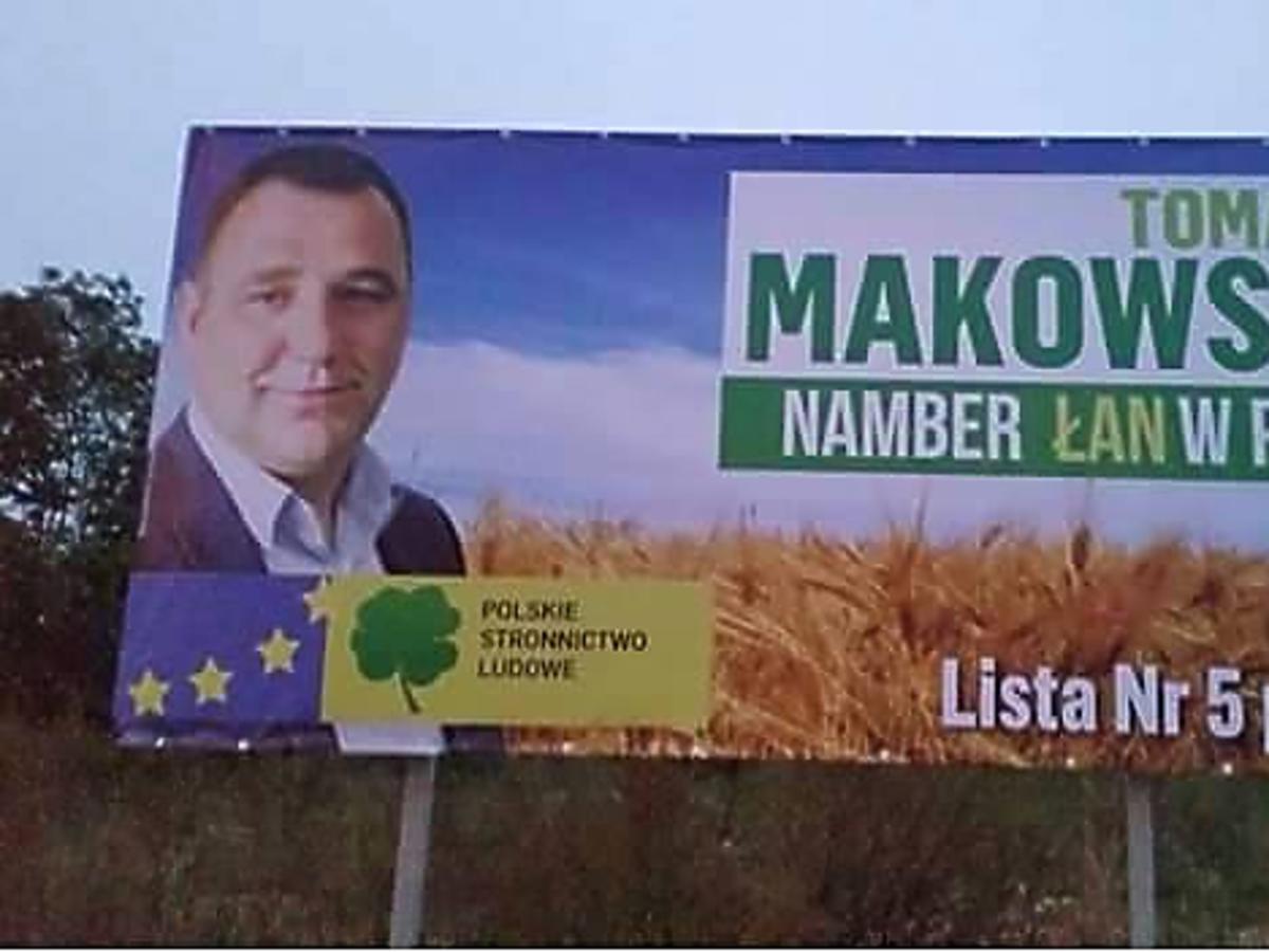 plakat wyborczy