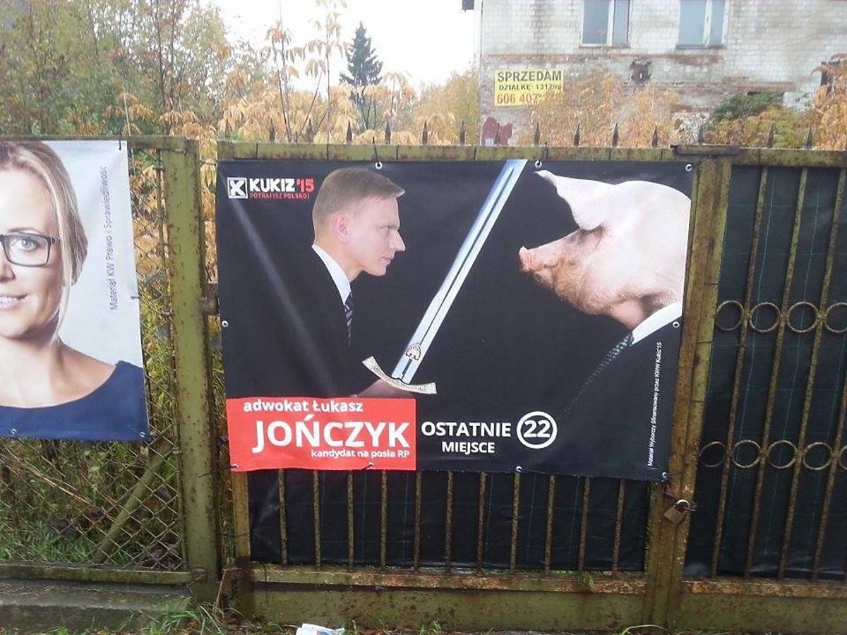 plakat wyborczy