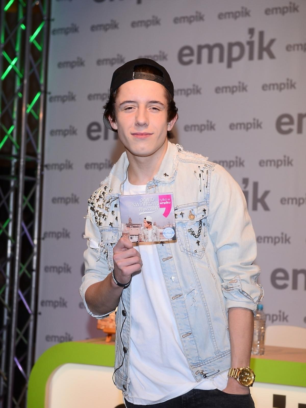 Płyta Dawida Kwiatkowskiego Pop&Roll. Dawid Kwiatkowski w Empik Arkadia 19 listopada 2014