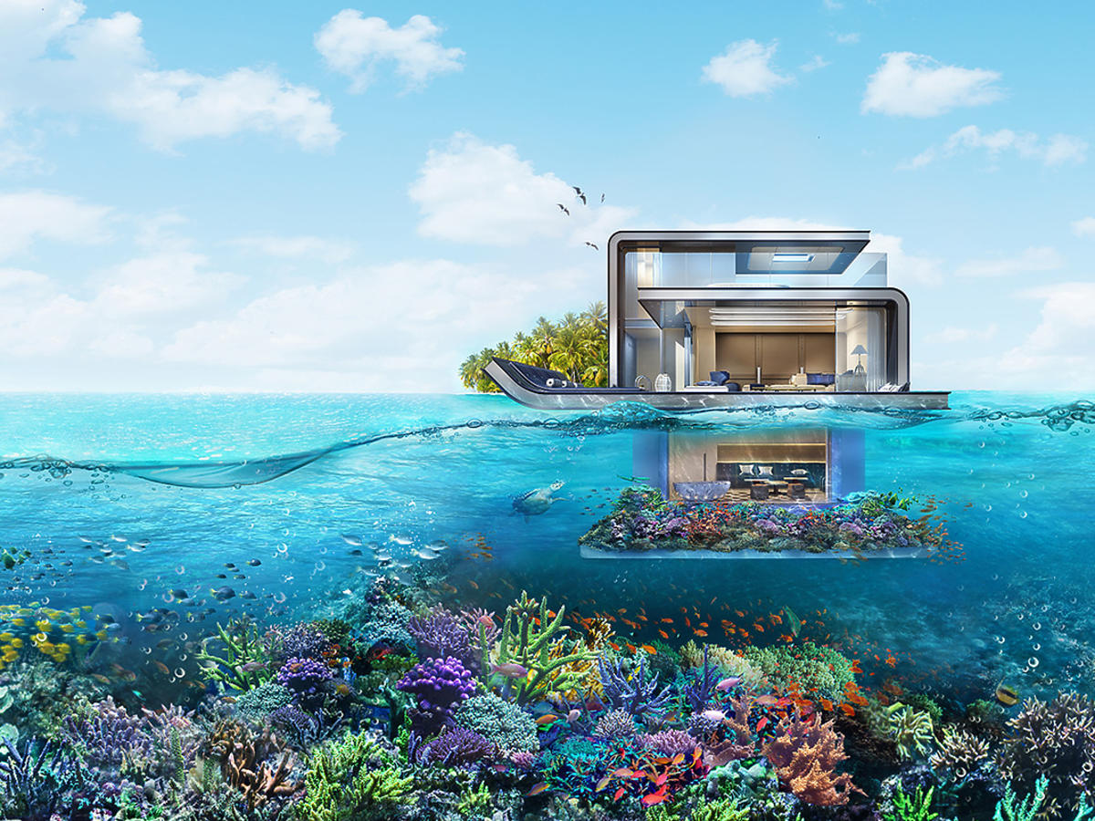 Pływający dom na rafie koralowej - "Konik morski" - The Floating Seahorse